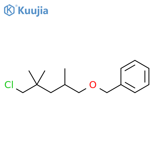 Benzene, [[(5-chloro-2,4,4-trimethylpentyl)oxy]methyl]- structure