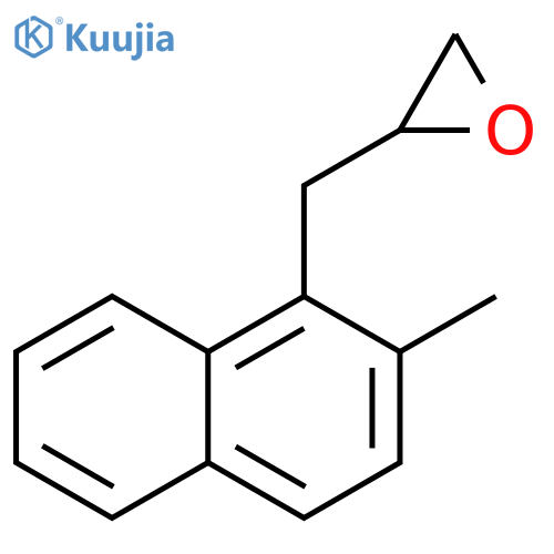 Oxirane, 2-[(2-methyl-1-naphthalenyl)methyl]- structure