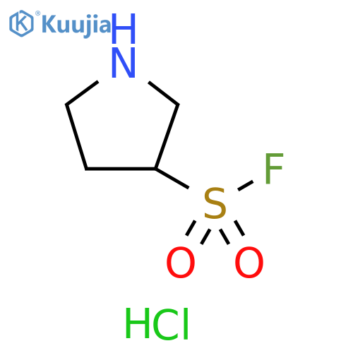 pyrrolidine-3-sulfonyl fluoride hydrochloride structure