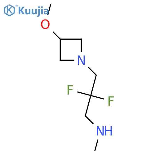 [2,2-Difluoro-3-(3-methoxyazetidin-1-yl)propyl](methyl)amine structure