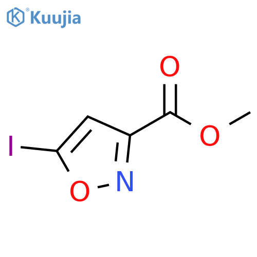 methyl 5-iodo-1,2-oxazole-3-carboxylate structure