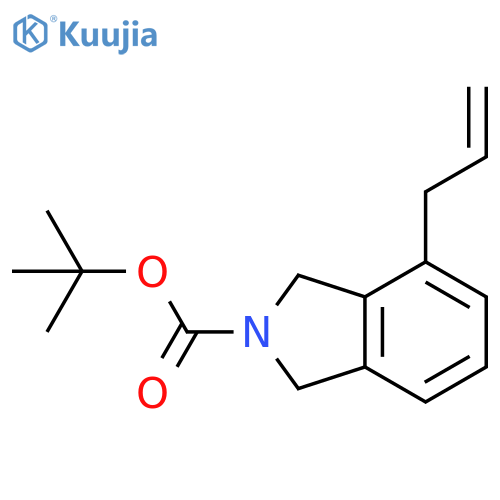 2H-Isoindole-2-carboxylic acid, 1,3-dihydro-4-(2-propen-1-yl)-, 1,1-dimethylethyl ester structure