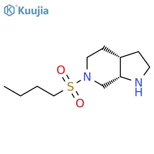 rac-(3aR,7aR)-6-(butane-1-sulfonyl)-octahydro-1H-pyrrolo[2,3-c]pyridine structure