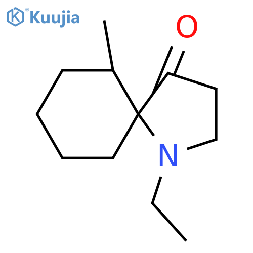 1-Ethyl-6-methyl-1-azaspiro[4.5]decan-4-one structure