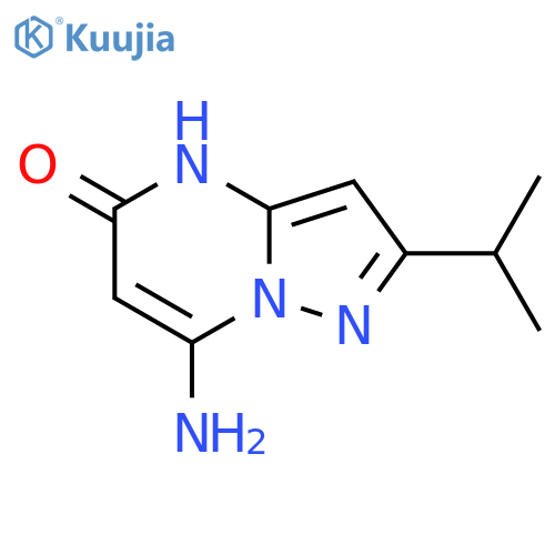 7-amino-2-(propan-2-yl)pyrazolo1,5-apyrimidin-5-ol structure