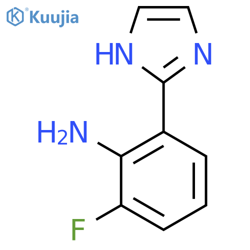 2-fluoro-6-(1H-imidazol-2-yl)aniline structure