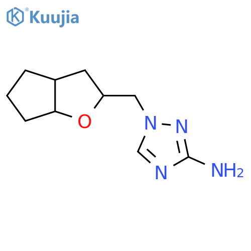 1-({hexahydro-2H-cyclopentabfuran-2-yl}methyl)-1H-1,2,4-triazol-3-amine structure