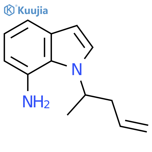 1-(pent-4-en-2-yl)-1H-indol-7-amine structure