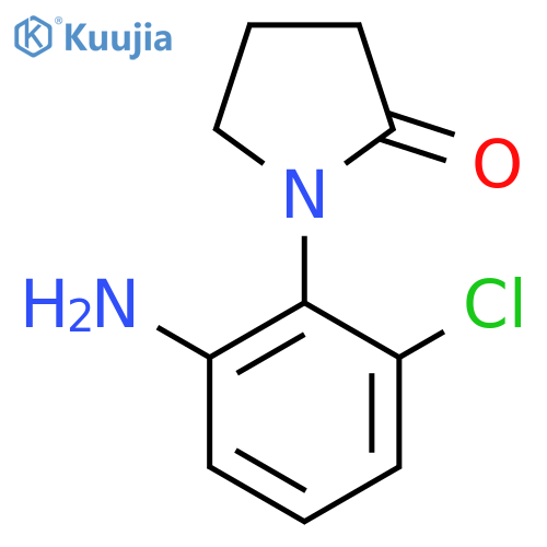 1-(2-Amino-6-chlorophenyl)pyrrolidin-2-one structure