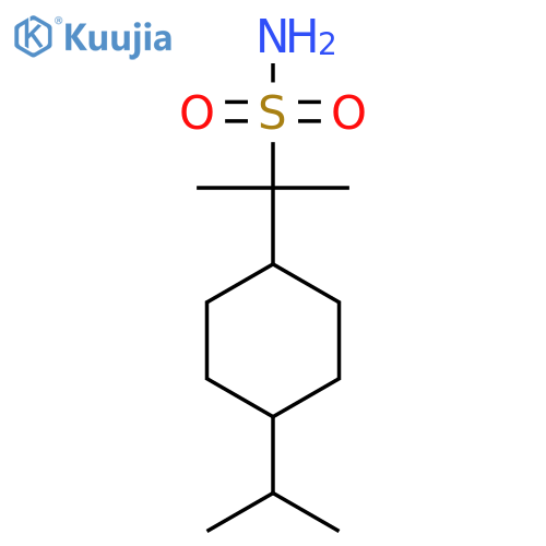 2-4-(propan-2-yl)cyclohexylpropane-2-sulfonamide structure
