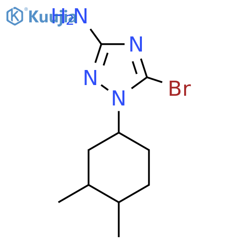 5-bromo-1-(3,4-dimethylcyclohexyl)-1H-1,2,4-triazol-3-amine structure