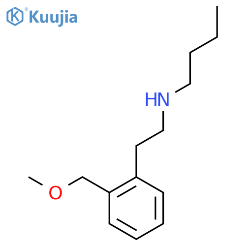 Butyl({2-[2-(methoxymethyl)phenyl]ethyl})amine structure
