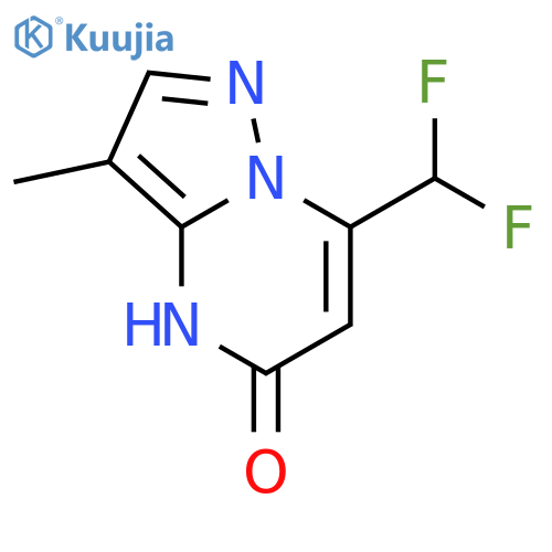 7-(difluoromethyl)-3-methylpyrazolo1,5-apyrimidin-5-ol structure