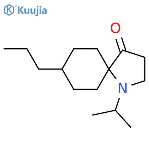 1-(Propan-2-yl)-8-propyl-1-azaspiro[4.5]decan-4-one structure