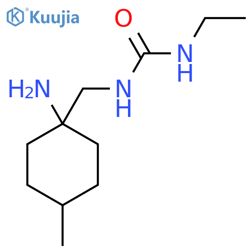 1-(1-amino-4-methylcyclohexyl)methyl-3-ethylurea structure