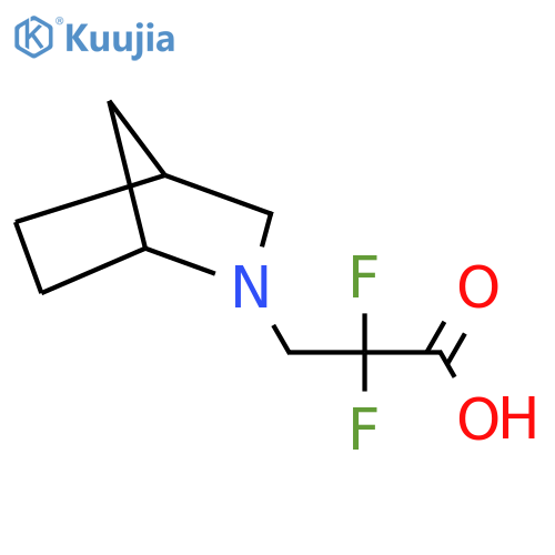 2-Azabicyclo[2.2.1]heptane-2-propanoic acid, α,α-difluoro- structure
