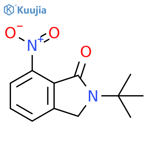 1H-Isoindol-1-one, 2-(1,1-dimethylethyl)-2,3-dihydro-7-nitro- structure