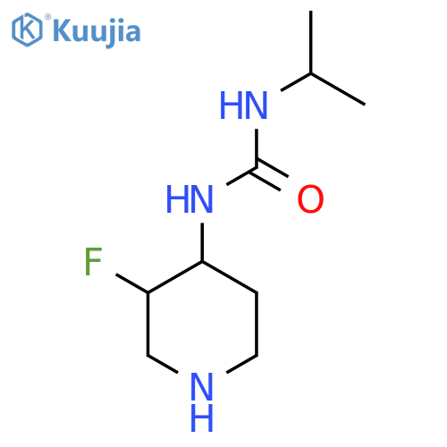 1-(3-Fluoropiperidin-4-yl)-3-(propan-2-yl)urea structure