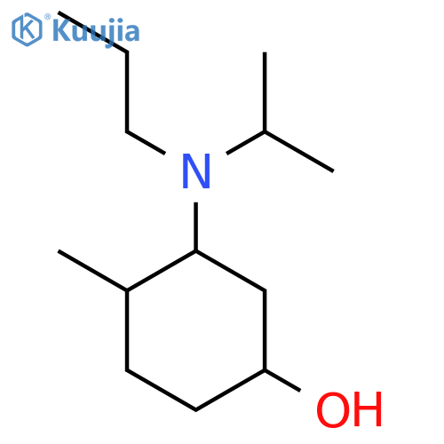 4-Methyl-3-[(propan-2-yl)(propyl)amino]cyclohexan-1-ol structure