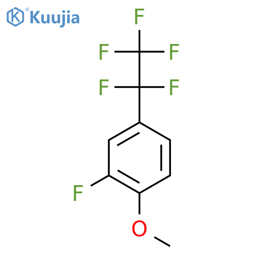 2-fluoro-1-methoxy-4-(pentafluoroethyl)benzene structure