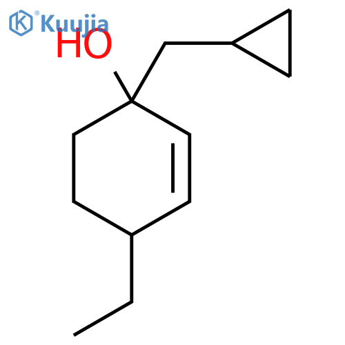1-(Cyclopropylmethyl)-4-ethylcyclohex-2-en-1-ol structure