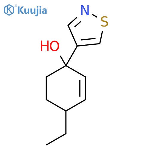 4-Ethyl-1-(1,2-thiazol-4-yl)cyclohex-2-en-1-ol structure