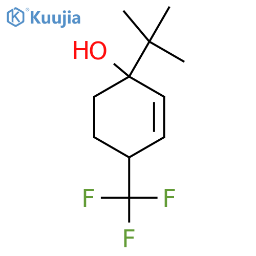 1-Tert-butyl-4-(trifluoromethyl)cyclohex-2-en-1-ol structure