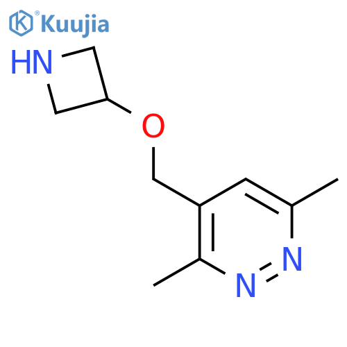 4-(azetidin-3-yloxy)methyl-3,6-dimethylpyridazine structure