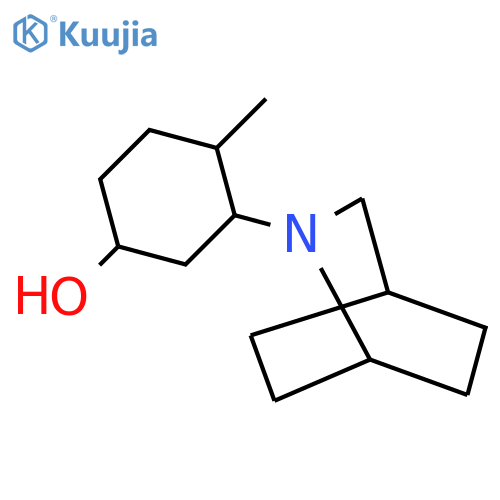 3-{2-Azabicyclo[2.2.2]octan-2-yl}-4-methylcyclohexan-1-ol structure