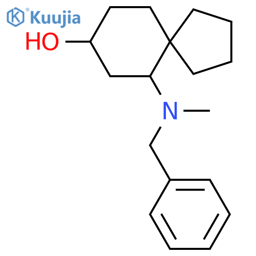 6-[Benzyl(methyl)amino]spiro[4.5]decan-8-ol structure