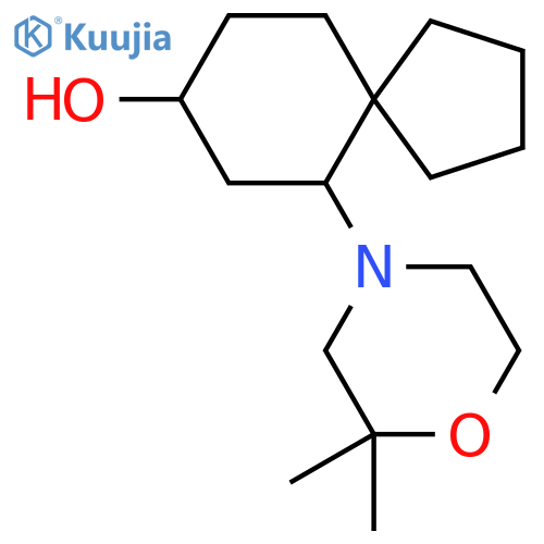 6-(2,2-Dimethylmorpholin-4-yl)spiro[4.5]decan-8-ol structure
