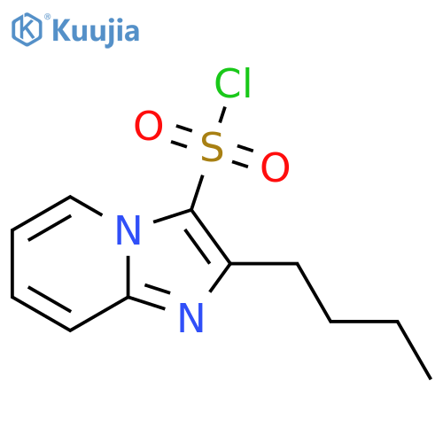 2-butylimidazo1,2-apyridine-3-sulfonyl chloride structure