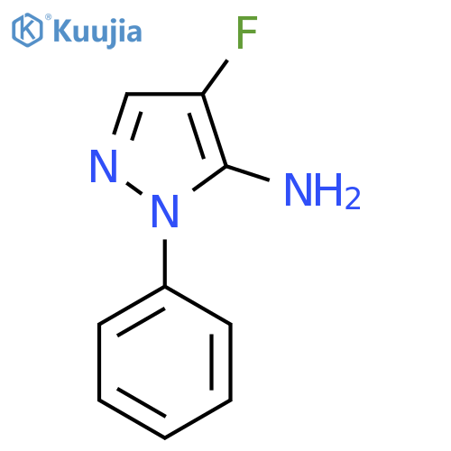 4-fluoro-1-phenyl-1H-pyrazol-5-amine structure