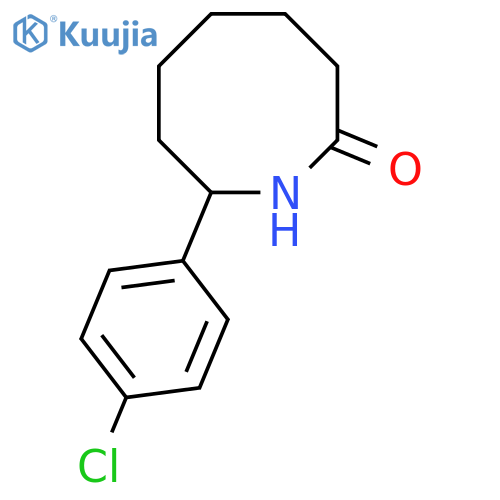 8-(4-Chlorophenyl)azocan-2-one structure