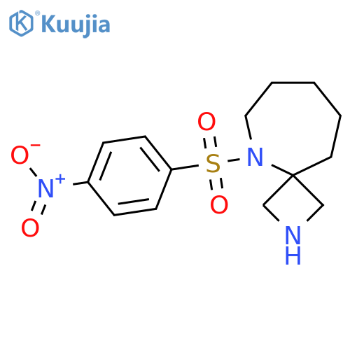 5-(4-Nitrobenzenesulfonyl)-2,5-diazaspiro[3.6]decane structure