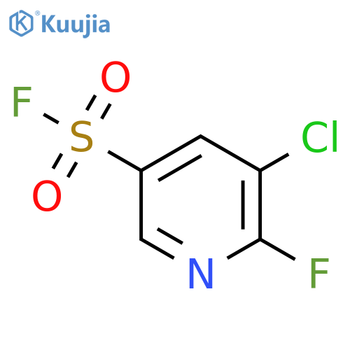 5-chloro-6-fluoropyridine-3-sulfonyl fluoride structure