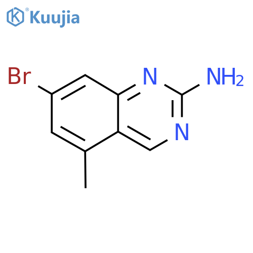 7-bromo-5-methylquinazolin-2-amine structure