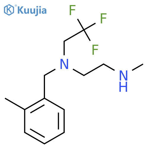 2-(methylamino)ethyl(2-methylphenyl)methyl(2,2,2-trifluoroethyl)amine structure