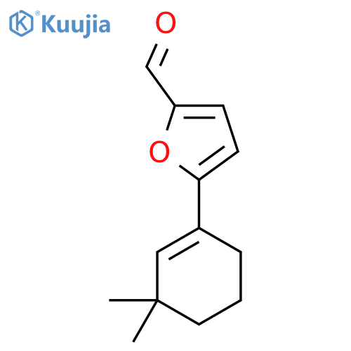 5-(3,3-Dimethylcyclohex-1-en-1-yl)furan-2-carbaldehyde structure