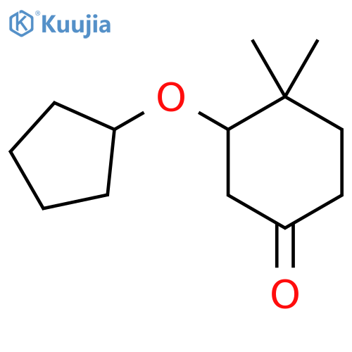 3-(Cyclopentyloxy)-4,4-dimethylcyclohexan-1-one structure