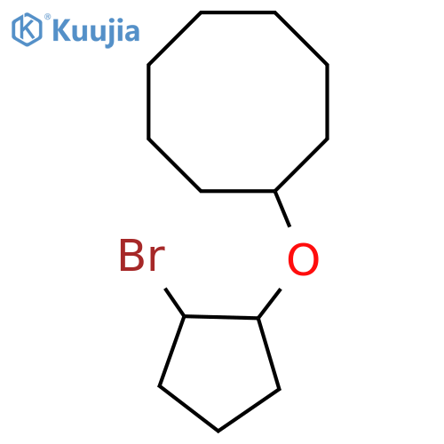 (2-bromocyclopentyl)oxycyclooctane structure