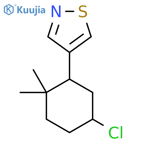 4-(5-Chloro-2,2-dimethylcyclohexyl)-1,2-thiazole structure