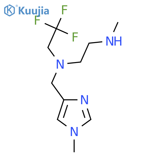 (1-methyl-1H-imidazol-4-yl)methyl2-(methylamino)ethyl(2,2,2-trifluoroethyl)amine structure