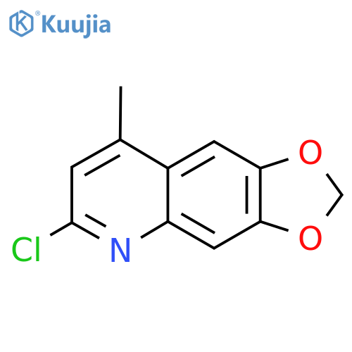 6-chloro-8-methyl-2H-1,3dioxolo4,5-gquinoline structure