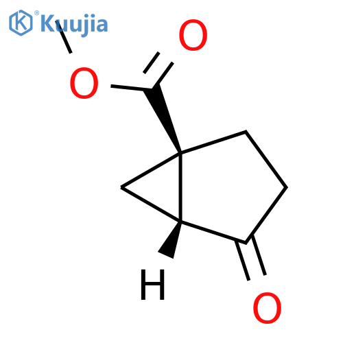 rac-methyl (1R,5R)-4-oxobicyclo3.1.0hexane-1-carboxylate structure