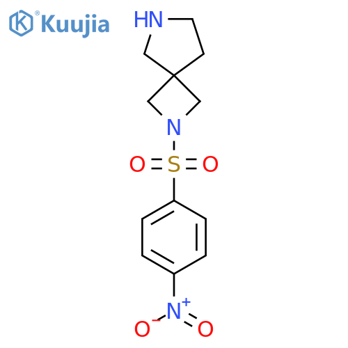 2-(4-nitrobenzenesulfonyl)-2,6-diazaspiro3.4octane structure