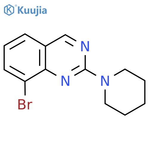 8-Bromo-2-(piperidin-1-yl)quinazoline structure
