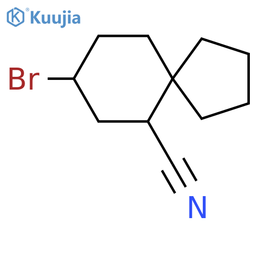 8-Bromospiro[4.5]decane-6-carbonitrile structure