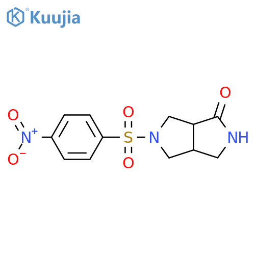 5-(4-Nitrobenzenesulfonyl)-octahydropyrrolo[3,4-c]pyrrol-1-one structure