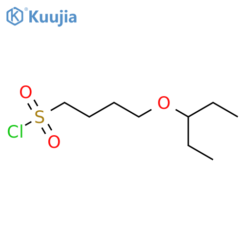 4-(Pentan-3-yloxy)butane-1-sulfonyl chloride structure